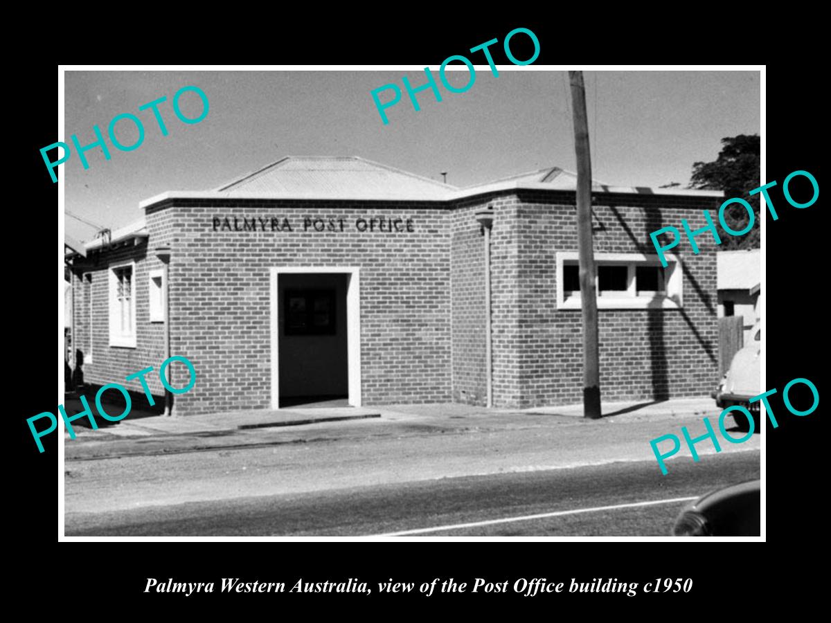 OLD LARGE HISTORIC PHOTO OF PALMYRA WESTERN AUSTRALIA, THE POST OFFICE c1950