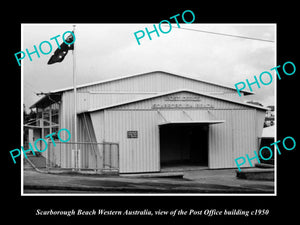 OLD HISTORIC PHOTO OF SCARBOROUGH BEACH WESTERN AUSTRALIA, THE POST OFFICE c1950