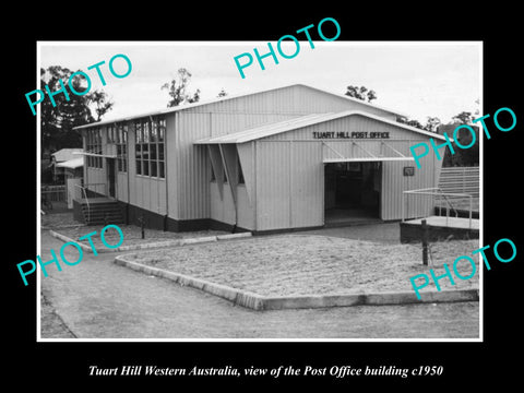 OLD LARGE HISTORIC PHOTO OF TUART HILL WESTERN AUSTRALIA, THE POST OFFICE c1950