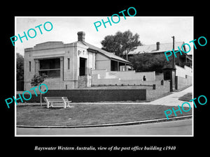 OLD LARGE HISTORIC PHOTO OF BAYSWATER WESTERN AUSTRALIA, THE POST OFFICE c1940