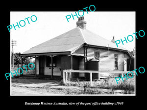 OLD LARGE HISTORIC PHOTO OF DARDANUP WESTERN AUSTRALIA, THE POST OFFICE c1940