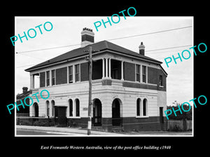 OLD LARGE HISTORIC PHOTO OF EAST FREMANTLE WESTERN AUSTRALIA POST OFFICE c1940