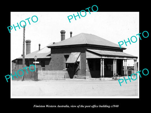 OLD LARGE HISTORIC PHOTO OF FIMISTON WESTERN AUSTRALIA, THE POST OFFICE c1940