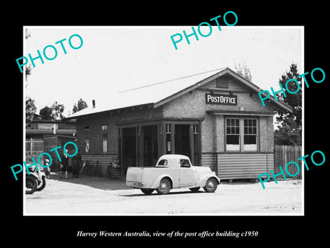 OLD LARGE HISTORIC PHOTO OF HARVEY WESTERN AUSTRALIA, THE POST OFFICE c1940