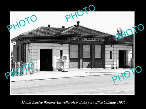 OLD LARGE HISTORIC PHOTO OF Mt LAWLEY WESTERN AUSTRALIA, THE POST OFFICE c1950