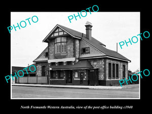 OLD LARGE HISTORIC PHOTO OF NORTH FREMANTLE WESTERN AUSTRALIA POST OFFICE c1940