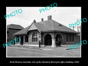 OLD LARGE HISTORIC PHOTO OF PERTH WESTERN AUSTRALIA ABERDEEN ST POST OFFICE 1940