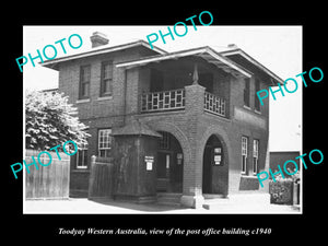 OLD LARGE HISTORIC PHOTO OF TOODYAY WESTERN AUSTRALIA, THE POST OFFICE c1940