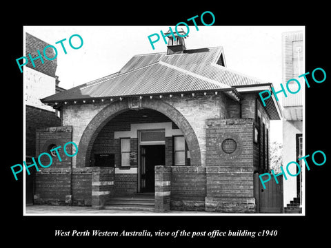 OLD LARGE HISTORIC PHOTO OF WEST PERTH WESTERN AUSTRALIA, THE POST OFFICE c1940