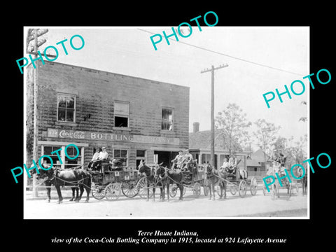 OLD LARGE HISTORIC PHOTO OF TERRE HAUTE INDIANA, THE TRIBUNE STAR WORKERS c1950