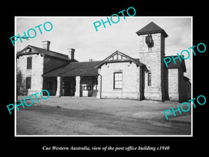 OLD LARGE HISTORIC PHOTO OF CUE WESTERN AUSTRALIA, THE POST OFFICE c1940