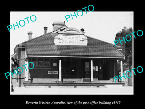 OLD LARGE HISTORIC PHOTO OF DOWERIN WESTERN AUSTRALIA, THE POST OFFICE c1940