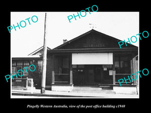 OLD LARGE HISTORIC PHOTO OF PINGELLY WESTERN AUSTRALIA, THE POST OFFICE c1940