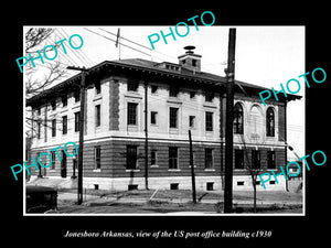 OLD LARGE HISTORIC PHOTO OF JONESBORO ARKANSAS THE US POST OFFICE BUILDING c1930