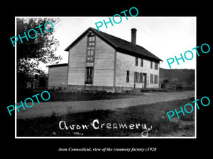 OLD LARGE HISTORIC PHOTO OF AVON CONNECTICUT, VIEW OF THE CREAMERY Co c1920