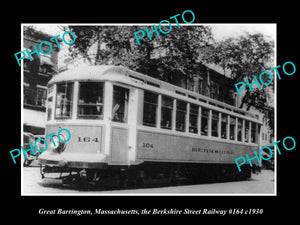 OLD HISTORIC PHOTO OF GREAT BARRINGTON MASSACHUSETTS BERKSHIRE RAILWAY c1930