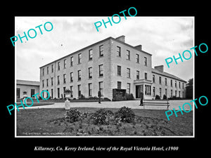 OLD LARGE HISTORIC PHOTO OF KILLARNEY KERRY IRELAND, ROYAL VICTORIA HOTEL c1900