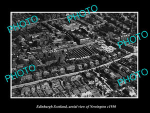 OLD LARGE HISTORIC PHOTO OF EDINBURGH SCOTLAND, AERIAL VIEW OF NEWINGTON c1930