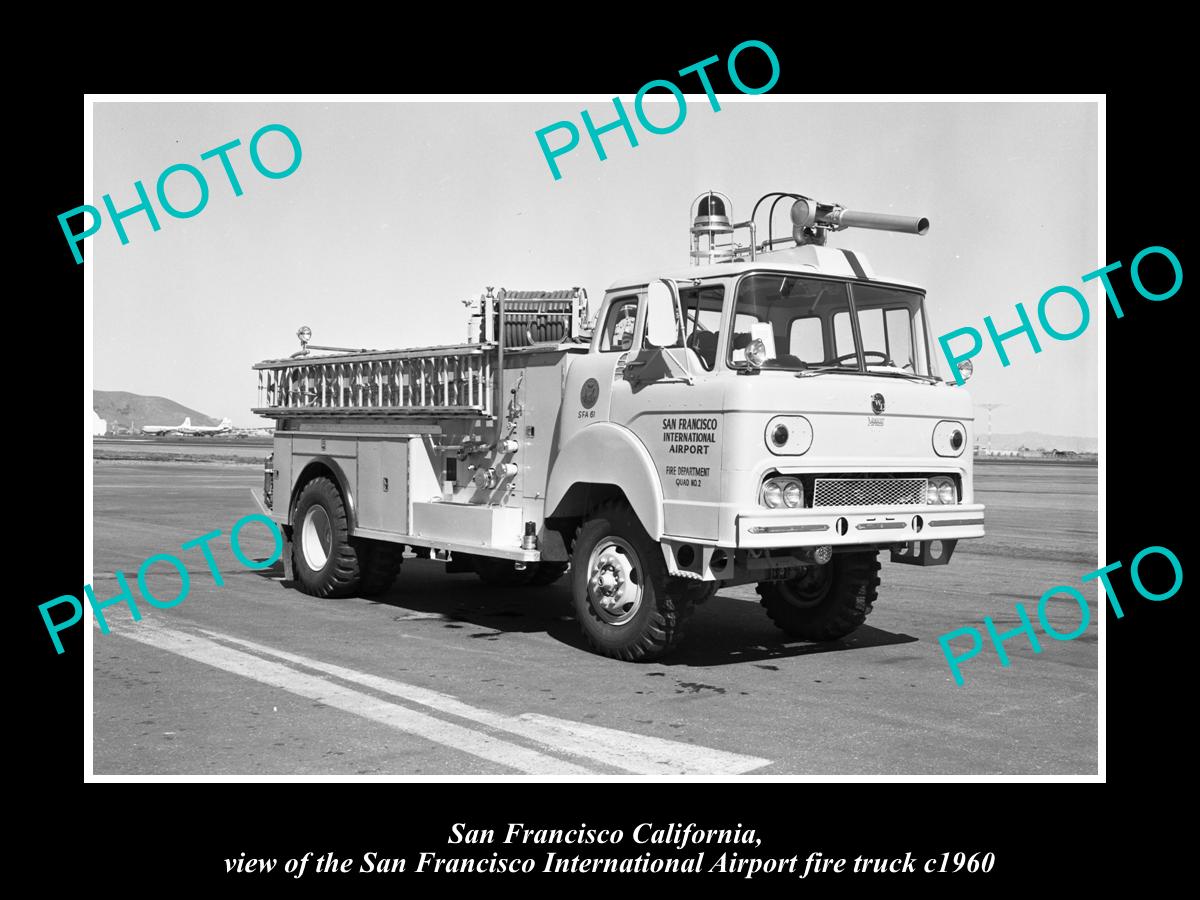 OLD LARGE HISTORIC PHOTO OF SAN FRANCISCO CALIFORNIA, AIRPORT HOVERCRAFT c1960