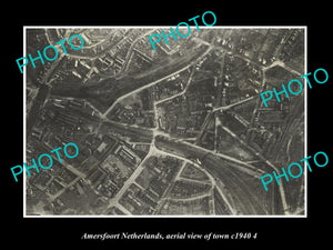 OLD LARGE HISTORIC PHOTO AMERSFOORT NETHERLANDS HOLLAND TOWN AERIAL VIEW c1940 5