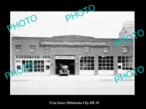 OLD LARGE HISTORIC PHOTO OKLAHOMA CITY OK USA, FRED JONES FORD CAR DEALERSHIP 19