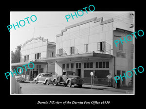 OLD LARGE HISTORIC PHOTO OF DARWIN NORTHERN TERRITORY, THE POST OFFICE c1950