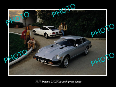 OLD LARGE HISTORIC PHOTO OF 1979 DATSUN 280ZX CAR LAUNCH PRESS PHOTO