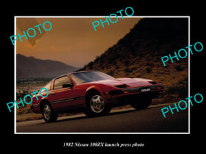 OLD LARGE HISTORIC PHOTO OF 1982 NISSAN 300ZX CAR LAUNCH PRESS PHOTO 1