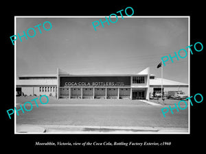 OLD LARGE HISTORIC PHOTO OF MORRABBIN VICTORIA, THE COCA COLA FACTORY c1960