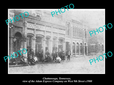 OLD LARGE HISTORIC PHOTO OF CHATTANOOGA TENNESSEE, THE SOUTHERN EXPRESS Co c1900